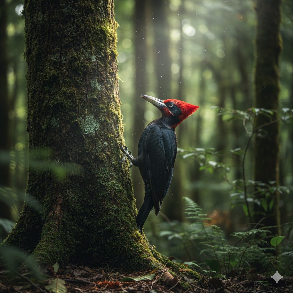 Pájaro Carpintero Negro