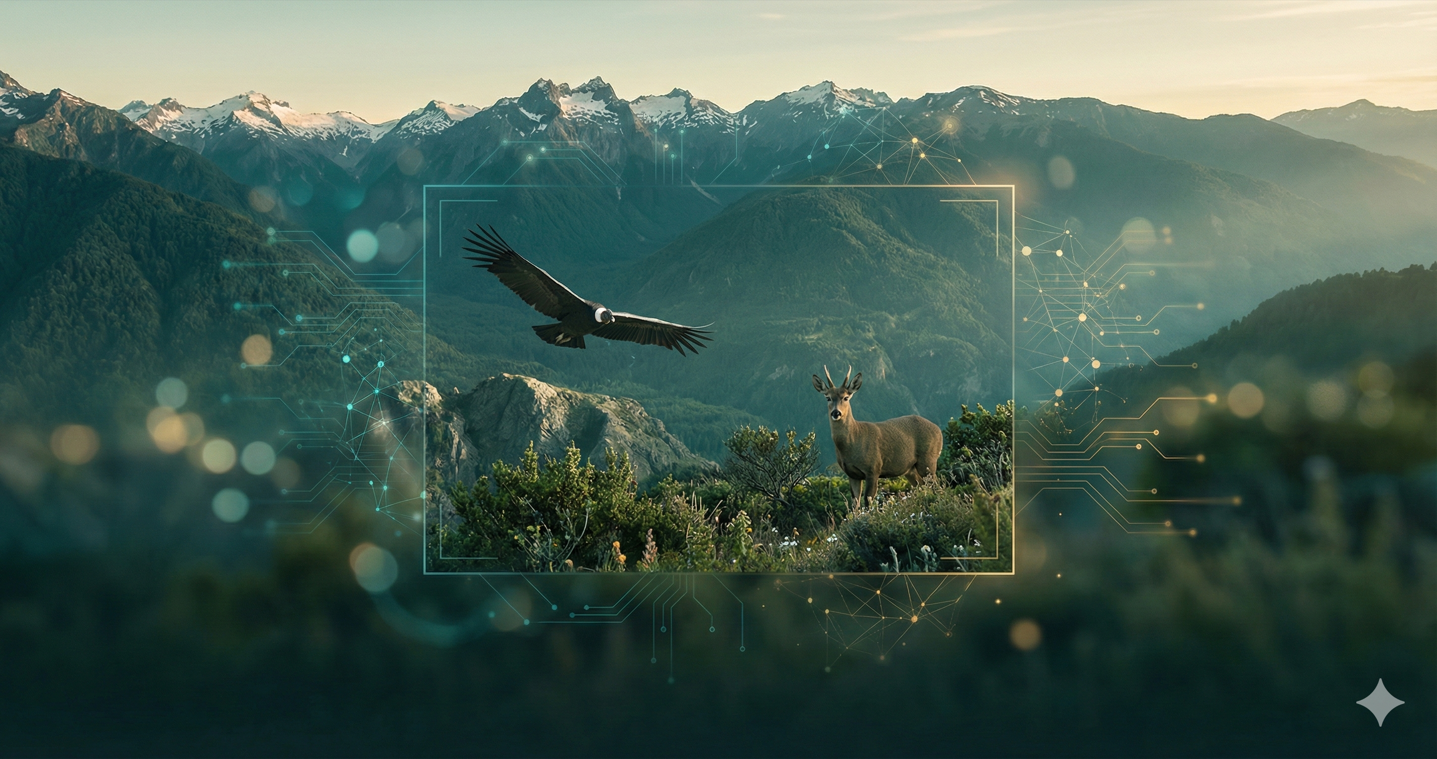 EcoLens identificando fauna en parques nacionales